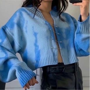 Tie Dye Sweater Top